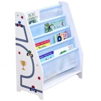 Biblioteca Etajera White Cars Stars pentru carti si reviste - rafturi din panza si MDF Liberty House Toys OnlyToys Biblioteca Etajera White Cars Stars pentru carti si reviste - rafturi din panza si MDF Liberty House Toys OnlyToys